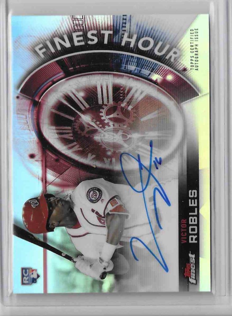 2018 Topps Finest Finest Hour FHA-VR Victor Robles